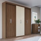 Guarda Roupa Casal Imola 6 Pt. 2 Gav. 1,80m - Nog. / Off W.