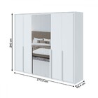 Guarda-roupa Casal Imperatore 6 Portas Com Espelho 100% Mdf B