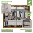 Guarda-roupa Casal Imperatore 6 Portas Rovere Naturale