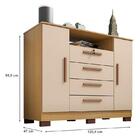 Guarda Roupa Casal Imperial Com Armário Multiuso Egito E Cômo