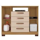 Guarda Roupa Casal Imperial Com Armário Multiuso Egito E Cômo