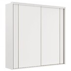 Guarda-roupa Casal Imperium 2 Portas 6 Gavetas 100% Mdf Branc