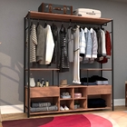 Guarda Roupa Casal Industrial Preto/demolição Tama