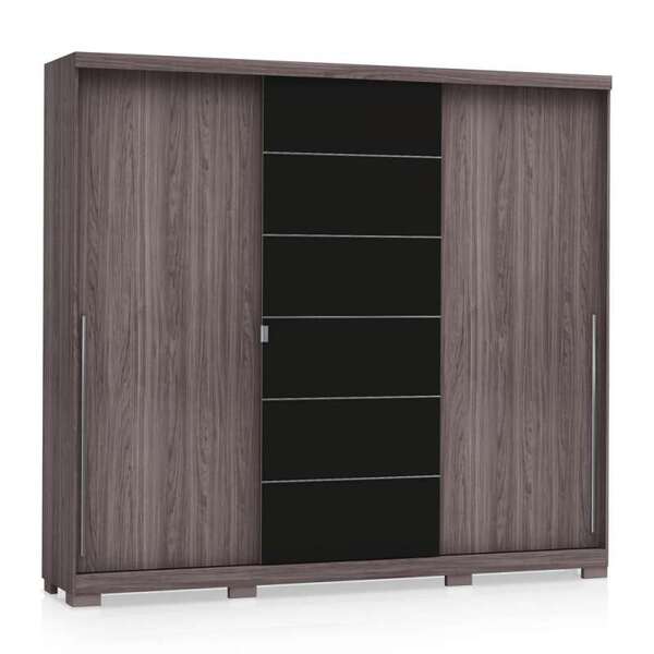 Guarda-roupa Casal Ipanema B753 3 Portas 4 Gavetas - Kappesbe