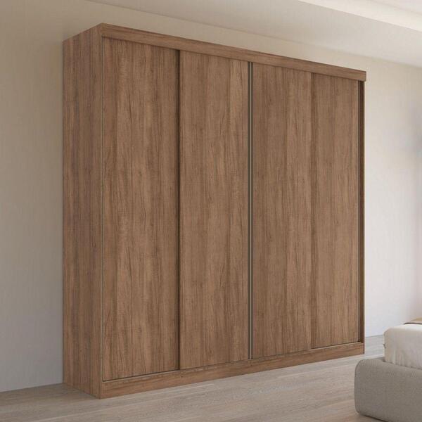 Guarda-roupa Casal Ipanema Santos Andirá 4 Portas De Correr A