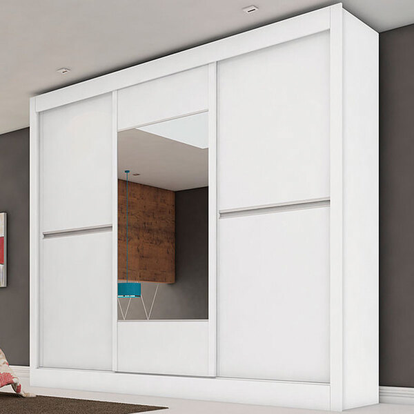 Guarda-roupa Casal Ipê 3 Portas E 4 Gavetas – Móveis Europa -