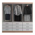 Guarda-roupa Casal Isabela 3 Pt 9 Gv Off White