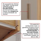 Guarda-roupa Casal Itália 6 Portas 4 Gavetas Com Espelho Cina