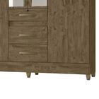 Guarda Roupa Casal Itatiba 6 Portas E 3 Gavetas Com Espelho -