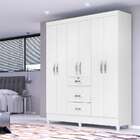 Guarda-roupa Casal Itatiba 6 Pt 3 Gv Branco