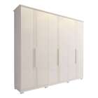 Guarda-roupa Casal Itaúnas 6 Pt 4 Gv Branco