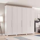 Guarda-roupa Casal Itaúnas 6 Pt 4 Gv Branco