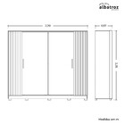 Guarda Roupa Casal Jacarandá 4 Portas Flex Com 4 Espelhos - M