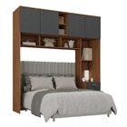 Guarda-roupa Casal Jaspe Ponte 4 Portas 1 Gaveta Yescasa Noga