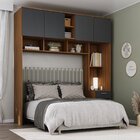 Guarda-roupa Casal Jaspe Ponte 4 Portas 1 Gaveta Yescasa Noga