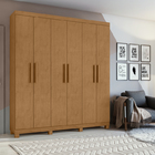 Guarda-roupa Casal Jazz 6 Portas 3 Gavetas 73939.58 Amêndoa C