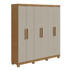Guarda-roupa Casal Jazz 6 Portas 3 Gavetas Amêndoa 73939.58 C