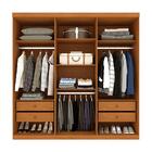 Guarda-roupa Casal Joinville 6 Portas 4 Gavetas Cinamomo - Tc