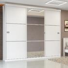 Guarda-roupa Casal Kappesberg 3 Portas 3 Gavetas Branco S743