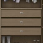 Guarda-roupa Casal Kappesberg 3 Portas 3 Gavetas Nature S743