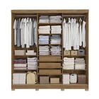 Guarda-roupa Casal Kappesberg 3 Portas  Reversiveis De Correr