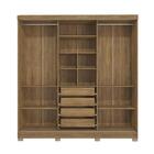 Guarda-roupa Casal Kappesberg 3 Portas  Reversiveis De Correr