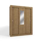 Guarda-roupa Casal Kappesberg 3 Portas De Correr Com Espelho