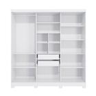 Guarda-roupa Casal Kappesberg 3 Portas Reversiveis De Correr