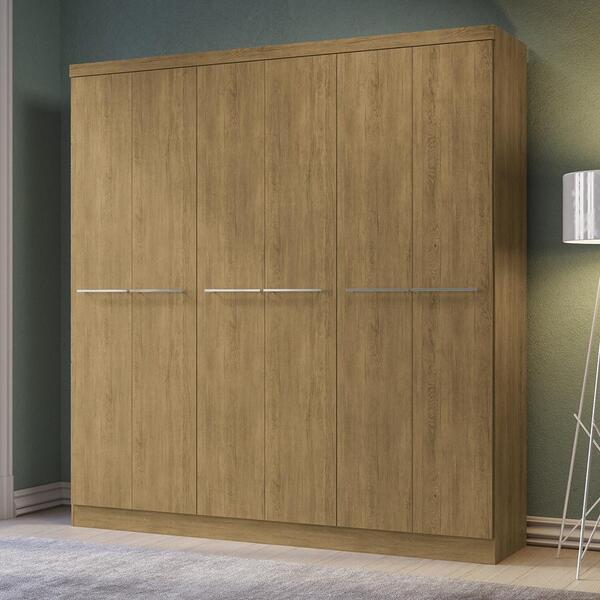 Guarda-roupa Casal Kappesberg 6 Portas 2 Gavetas Freijó