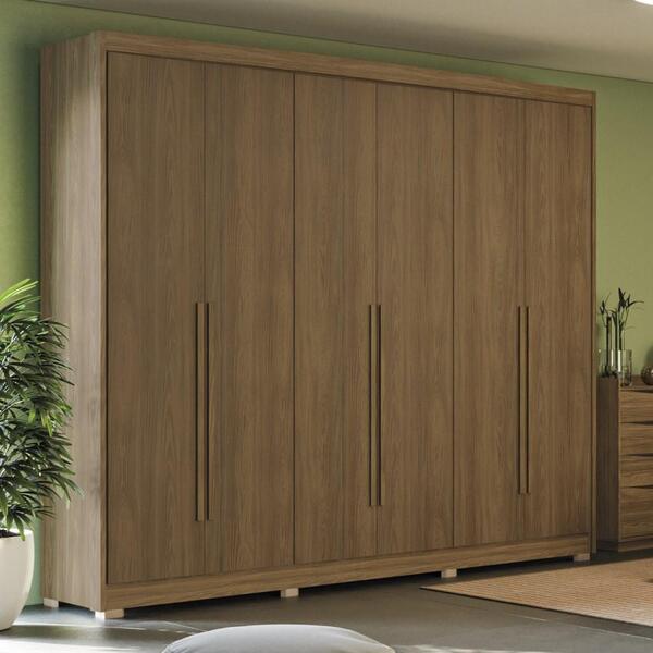 Guarda Roupa Casal 6 Portas 6 Gavetas Cb03n566 Kappesberg | Leroy