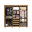 Guarda Roupa Casal Kappesberg Com Pés 6 Portas 4 Gavetas Nogu