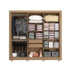 Guarda Roupa Casal Kappesberg Com Pés E Espelho 6 Portas 2 Ga