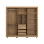 Guarda Roupa Casal Kappesberg Com Pés E Espelho 6 Portas 4 Ga