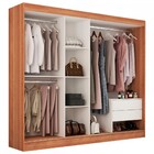 Guarda-roupa Casal Katherine 3 Portas 2 Gavetas Com Espelho N
