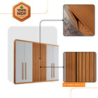 Guarda Roupa Casal Kiev 100 Mdf 6 Portas E 4 Gavetas