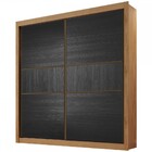 Guarda-roupa Casal Kiev 2 Portas 4 Gavetas 100% Mdf Amendoa/p