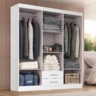 Guarda Roupa Casal Kioto 6 Portas 2 Gav