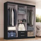 Guarda Roupa Casal Kioto 6 Portas 2 Gav