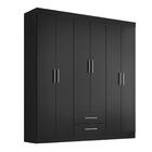 Guarda Roupa Casal Kioto 6 Portas 2 Gav