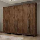 Guarda-roupa Casal Kratos 6 Pt 6 Gv Canela