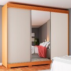 Guarda-roupa Casal Laguna 3 Portas 3 Gavetas 2,22 Metros Com