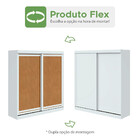 Guarda-roupa Casal Lani Flex 2 Pt 2 Gv Branco E Amêndoa