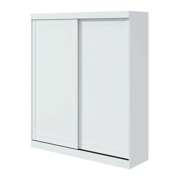 Guarda-roupa Casal Lani Flex 2 Pt 2 Gv Branco E Amêndoa