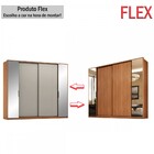 Guarda-roupa Casal Laredo 4 Portas 4 Gavetas Com Espelho Flex
