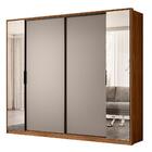 Guarda Roupa Casal Laredo 4 Portas Flex Com Espelho - Demartêz