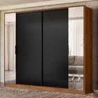 Guarda Roupa Casal Laredo 4 Portas Flex Com Espelho - Demartêz