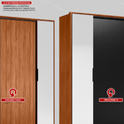 Guarda Roupa Casal Laredo 4 Portas Flex Com Espelho - Demartêz