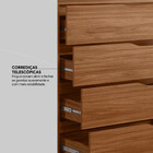 Guarda Roupa Casal Laredo 4 Portas Flex Com Espelho - Demartêz