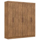 Guarda-roupa Casal Lauren 6 Portas 100% Mdf Ipê Tex - Maxel