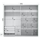 Guarda-roupa Casal Lauren Com Espelho 2 Portas Bom Pastor